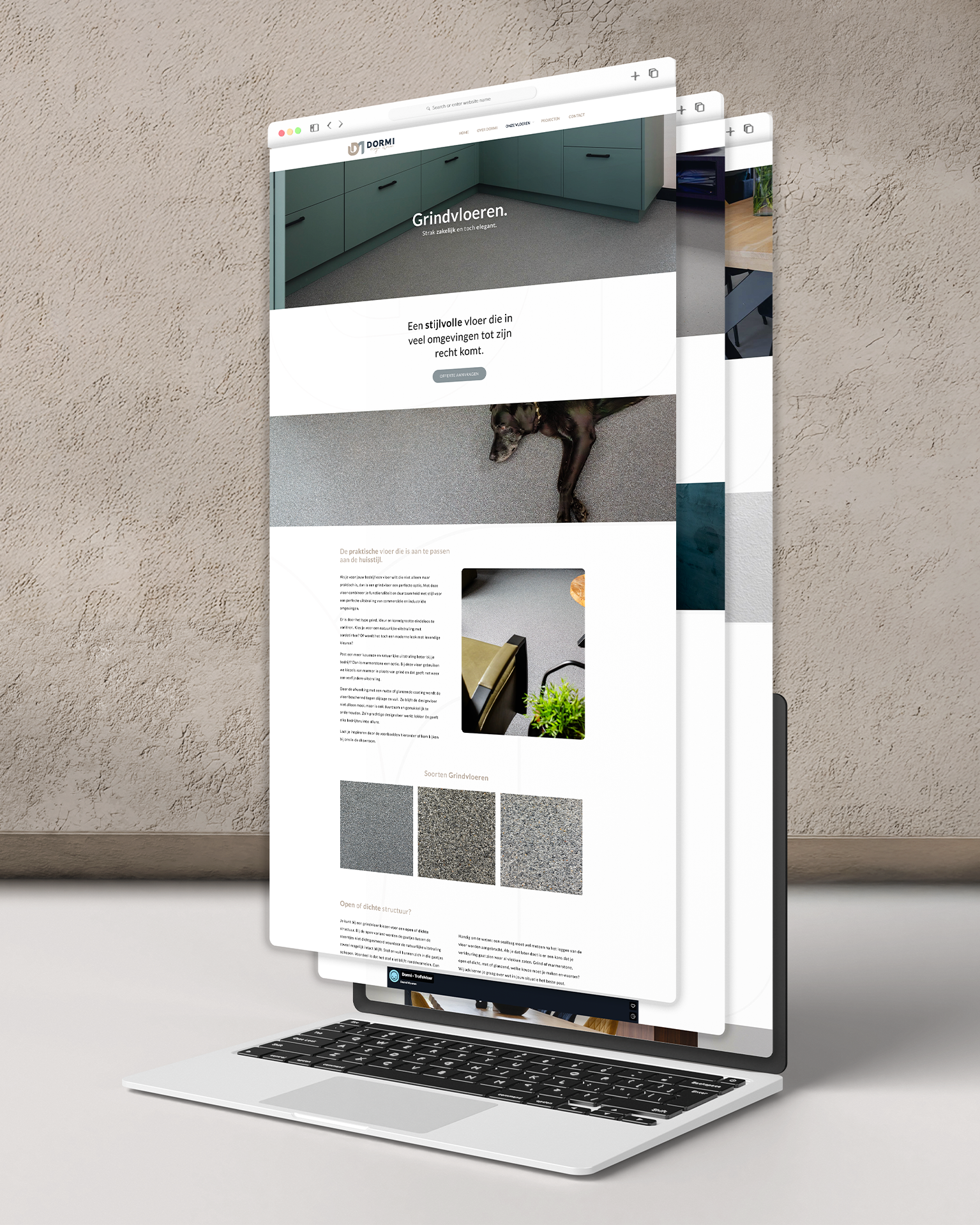 dormi-website-pages-huisstijl huisstijl en website