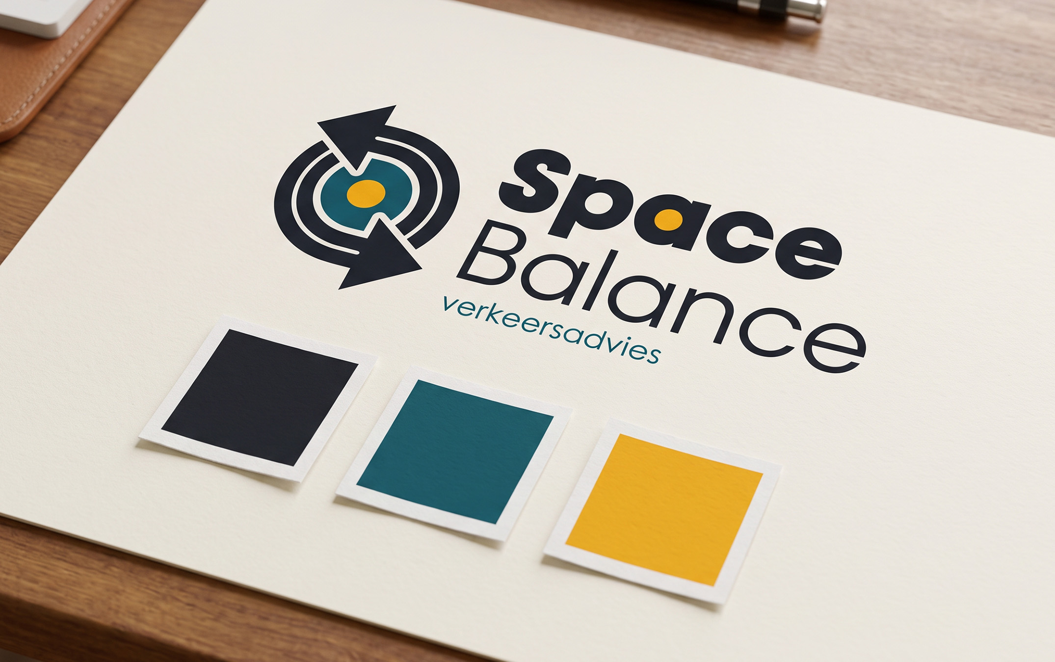 logo_space_balance_02 Huisstijlontwikkeling met kleurenpalet